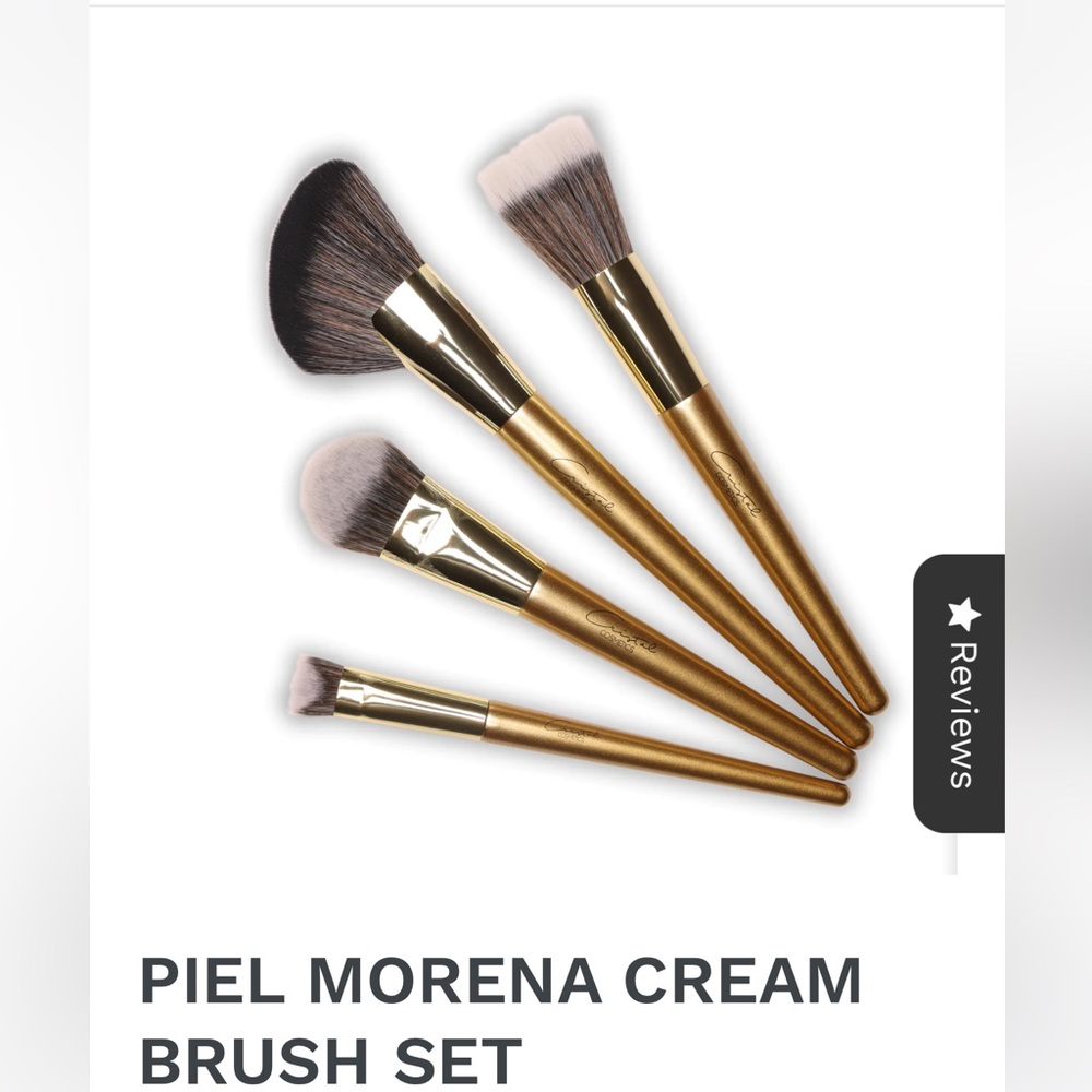 Cristal Cosmetics PIEL MORENA CREAM
BRUSH SET